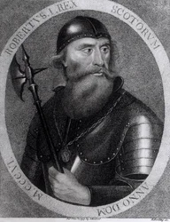 Portrait of King Robert I of Scotland engraved by E.Harding, 1 November 1797