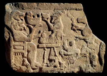 Low Relief Representing a Mythological Banquet Scene