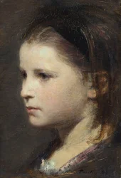 Head of a young girl