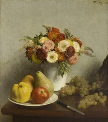 Flowers and Fruit, 1865