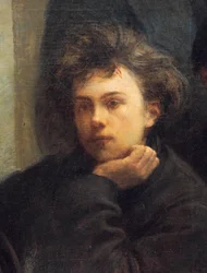 Portrait of Arthur Rimbaud (detail)