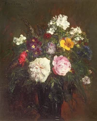 Roses and Phlox