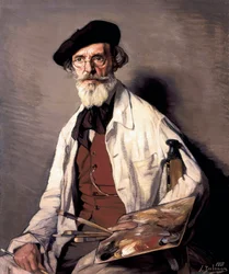 Portrait of the painter Pablo Uranga (1861-1934) 1937