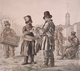 Street Sbiten Seller From the Series These Are Our People, 1842