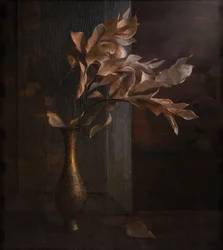 Autumnal Vase Still Life