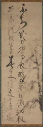 Calligraphy with Willow and Swallows