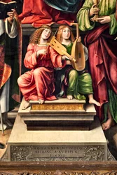 Musician Angels, (detail)
