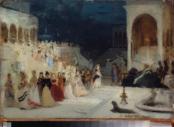 Stage Design for the Opera Sadko by N. Rimsky-Korsakov