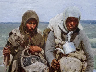 Pious Women on Pilgrimage (detail)