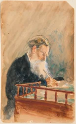 Portrait of the author Leo N Tolstoy