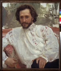 Portrait of writer Leonid Andreiev
