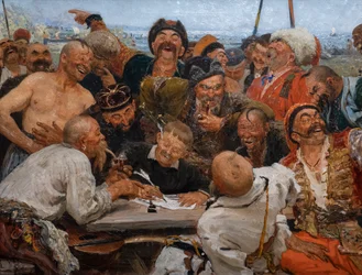 The Zaporogues Cossacks Writing a Letter to the Sultan of Turkey
