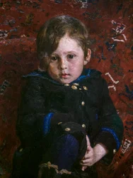 Yuri Repin as a Child (detail)
