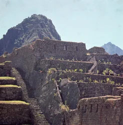 Ruins of Terrace Buildings of the Citadel at Machu Picchu