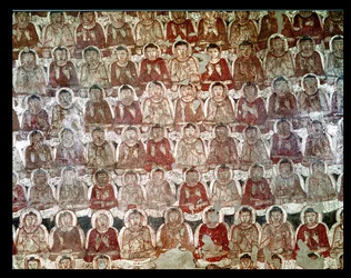 A Multitude of Seated Buddhas, from the interior of Cave 2
