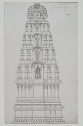 A five storey gopuram
