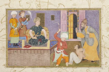 A prisoner is brought to justice