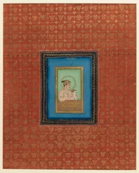 Akbar and one of his sons or grandsons