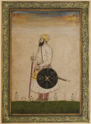 Bahram Khan, a Court Official of Shah Jahan, Mughal India