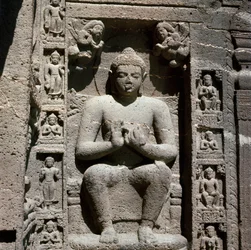 Buddha, Carved Statue in Cave 19