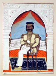 Colonel Dhunkal Singh, from The Kingdom of the Punjab, its Rulers and Chiefs, volume II