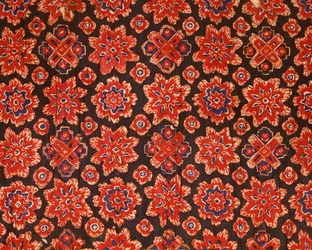 Fabric with an old Thai design