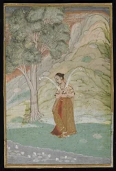 Gauri Ragini, Manuscript folio, late 18th century