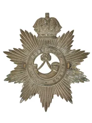 Helmet Badge, Bombay Volunteer Rifles, 1877-1901