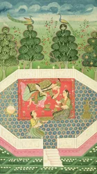 The Queen of the Fairies Entertains the Prince