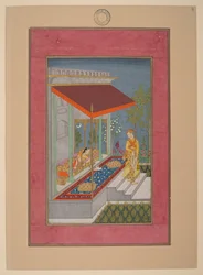 Lalita Ragini, India, Hyderabad, circa 1760; Johnson Album 37, no 8