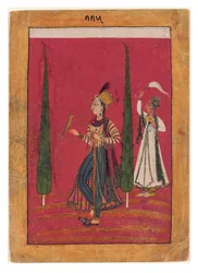 Mughal Princess in a Garden, c.1700