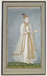 Muhammad-Quli Qutbshah, Album folio with painting