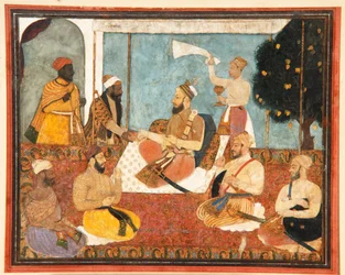Muhammad Adil Shah Selects a Jewel, c.1650