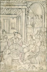 Portuguese sailors with Indian women