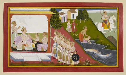 Prince Asamanjasa became evil, drowning children in the Saraya river for pleasure