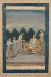 Prince Attended by Four Ladies