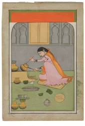 Radha in the Kitchen, c. 1810