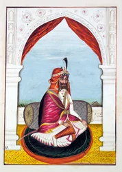 Rajah Suchet Singh, from The Kingdom of the Punjab, its Rulers and Chiefs, volume I