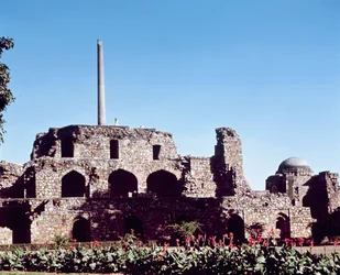 Ruins of the citadel Kotla Firuz Shah, founded by Firuz Shah Tughluq