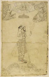 Shah Jahan Standing on a Globe