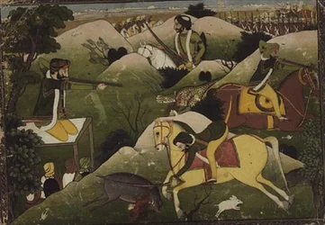 Sikh Prince hunting, Punjab