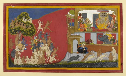 Spies Shuka and Sarana Seek Enemy Info as Rama’s Allies Encircle Lanka