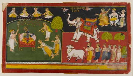 Unidentified scene, Aurangabad, c.1725