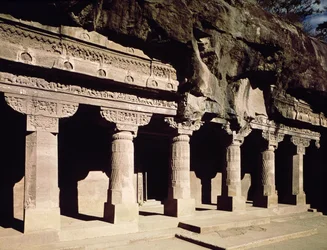 View of the entrance, Cave 1