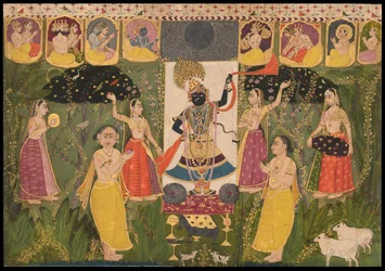 Worship of Shri Nathji, Bikaner school