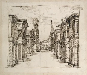 A Street in Perspective, c.1617