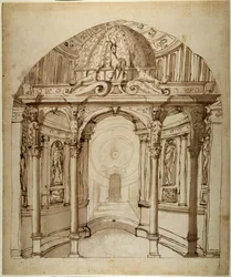 Interior of the palace, c.1611