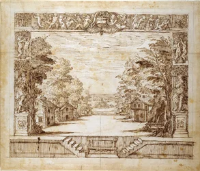 Proscenium and Standing Scene, c.1635
