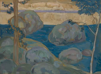 Landscape with Boulders