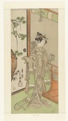 Actor Onoe Tamizo in Female Role